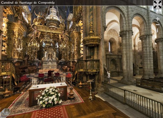 Altar de la Catedral de Santiago en 360º